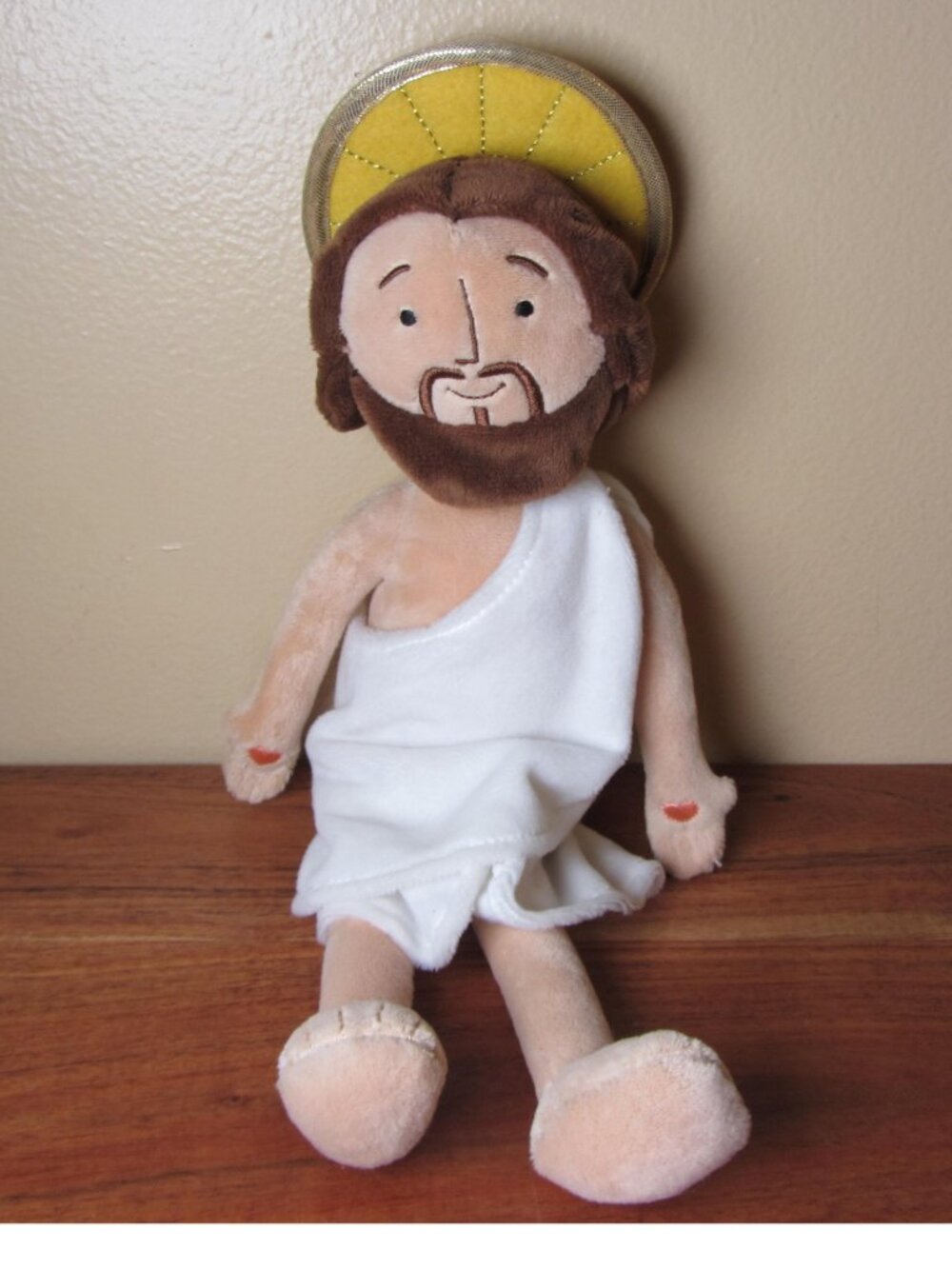 plush hallmark white Jesus lives Easter doll (W6566)